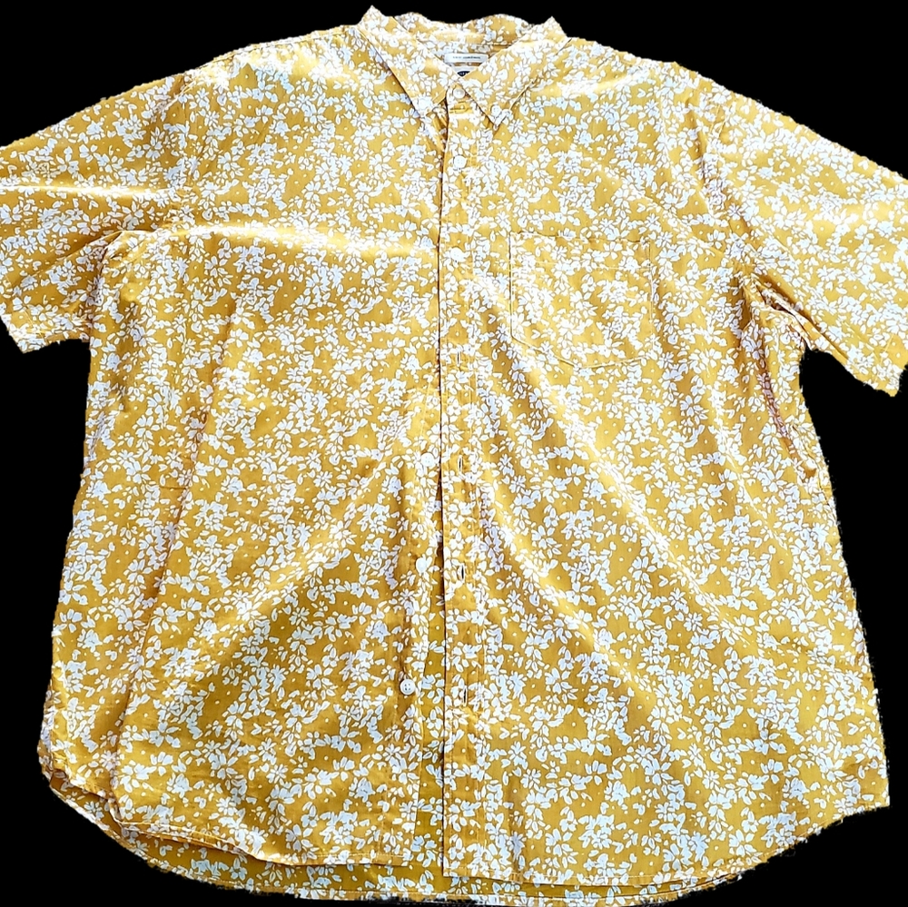 Yellow Button Up